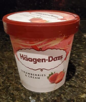 Strawberries & Cream Ice Cream