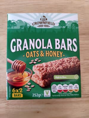 Granola bars oats & honey