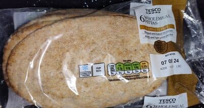 6 Wholemeal Pittas