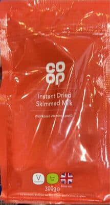 Instant dried skimmed milk