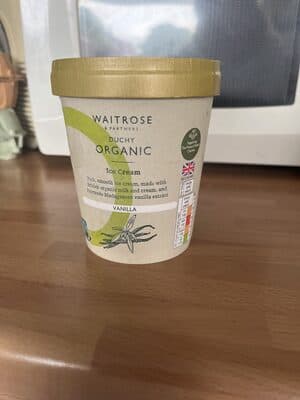 Organic Vanilla Ice Cream