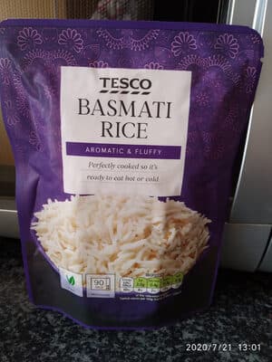 Aromatic & fluffy basmati rice 250g pack
