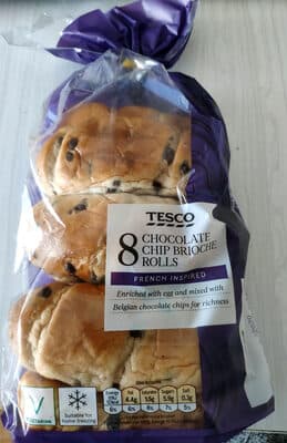 Brioche Chocolate Chip Rolls