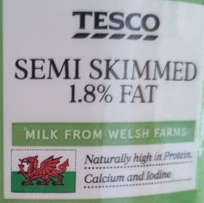 Semi-Skimmed 1.8% Fat Milk