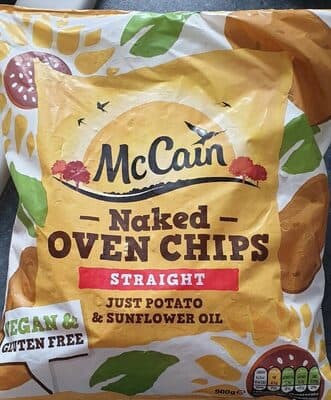 Naked oven chips