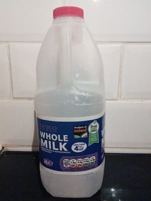 Irish whole milk