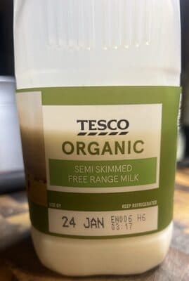 Organic Semi Skimmed Milk