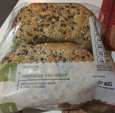 Tesco Multiseed deli rolls