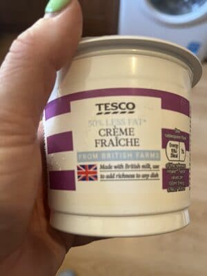 50% Less Fat Crème Fraîche