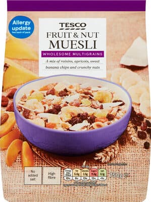 Fruit & nut muesli