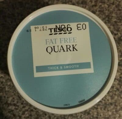 Fat free quark, Tesco