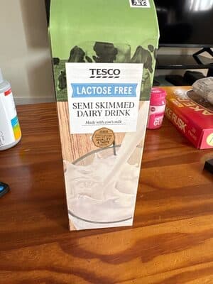 Lactose Free Semi Skimmed Milk
