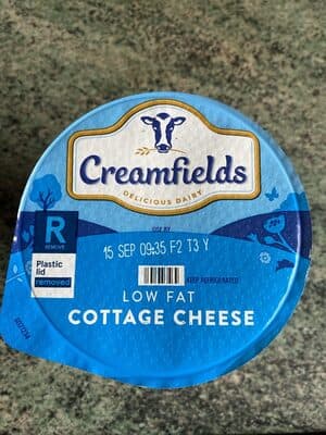 Creamfields low fat cottage cheese