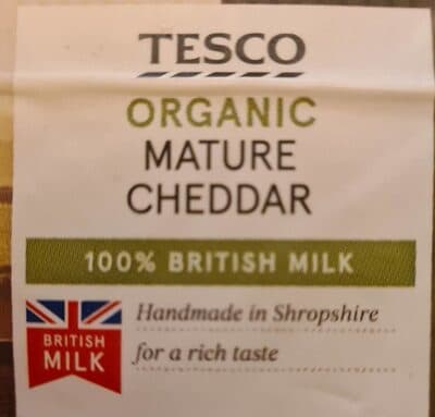 Organic cheddar