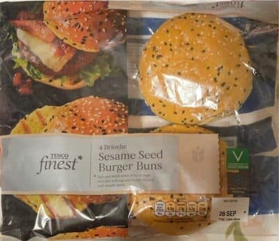 Sesame seed burger buns