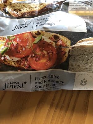 Green Olive and Rosemary Sourdough