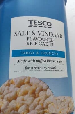 Salt & Vinegar flavoured rice cakes